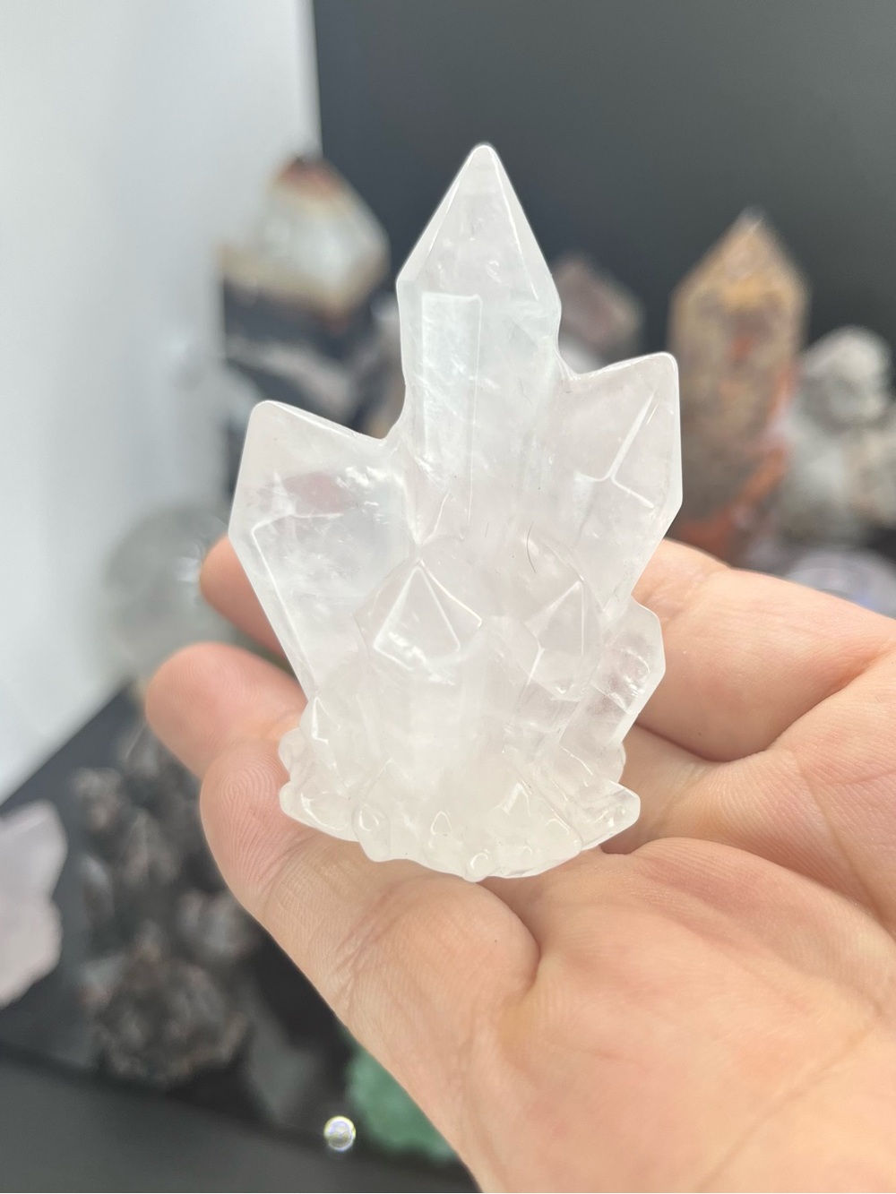 Crystal Cluster Carving